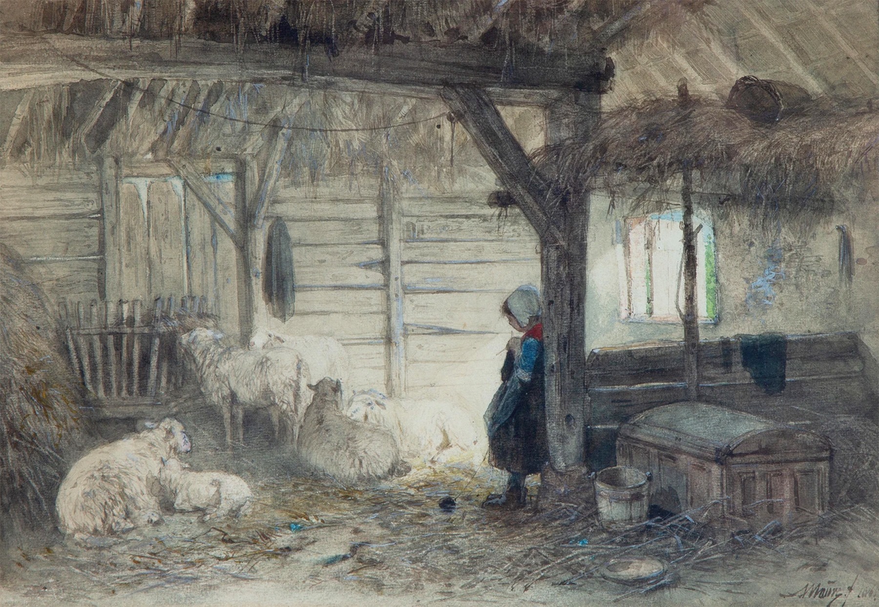 Schilderij van Anton Mauve